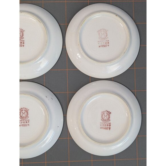 Noritake Azalea Butter Pat Plates Coupe 3 1/4" Porcelain - Picture 11 of 13